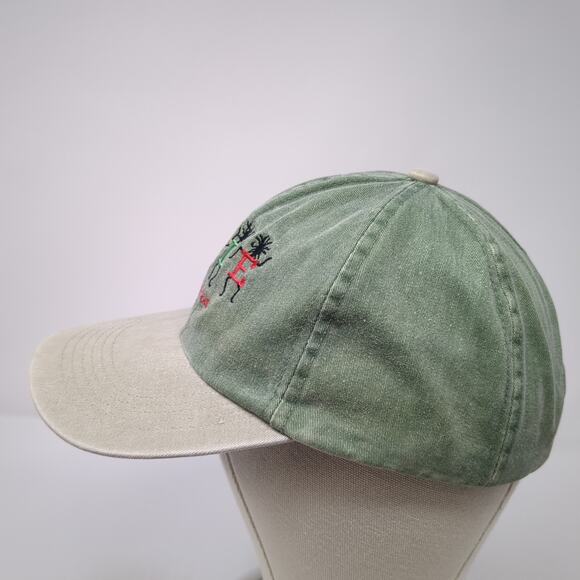 IRIE Jamaica Slideback Baseball Cap Green One Size Adjustable ATT Headwear - Picture 3 of 9